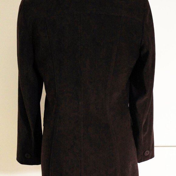 Brown Velour Blazer, Lulu Alexander New York, Vintage Made in U.S.A., Si… - Picture 5 of 9